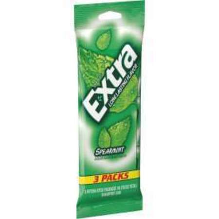 EXTRA Extra Single Serve Spearmint Gum 15 Pieces, PK60 318545